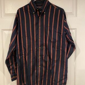 Brooks Brothers Blue and Red Casual Button Down Shirt